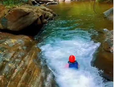 Canyoning in the jungle