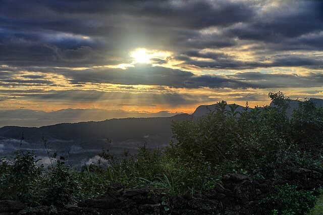 Sunrise over the range