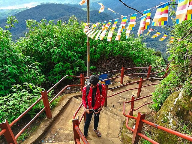 Pilgrimage stairs