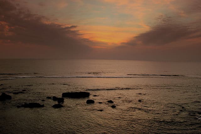 Sunset on the ramparts