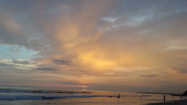 Coastal sunset in Matara