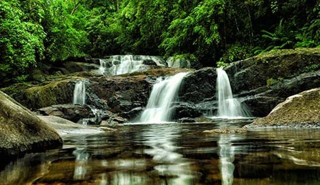 Waterfall in the reserve